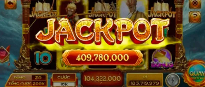 Giao diện quay hũ và bảng thưởng trong app Jun88