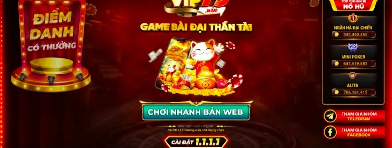 Giao diện game bài Đại Thần Tài tại Jun88 với hiệu ứng rực rỡ