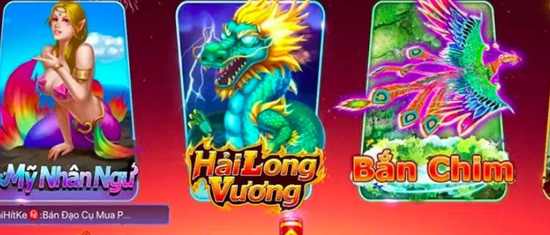 Giao diện ấn tượng trong Bắn cá Long Vương