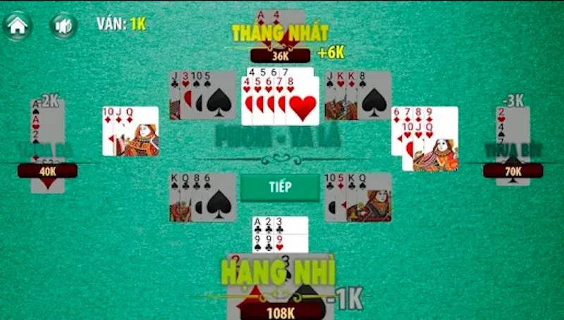 Giao diện tải đánh bài Phỏm miễn phí tại Jun88 với hiệu ứng rực rỡ